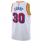 Maillot NBA Golden State Warriors Stephen Curry Nike 2024-25 Classic Edition Blanc Swingman - Homme